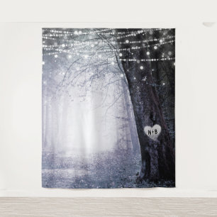 Tenture Evermore Fond photo Mariage forestier enchanté