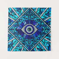 Evil Oeil Amulet Mosaic Art