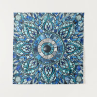 Evil Oeil Amulet Mosaic Mandala Art