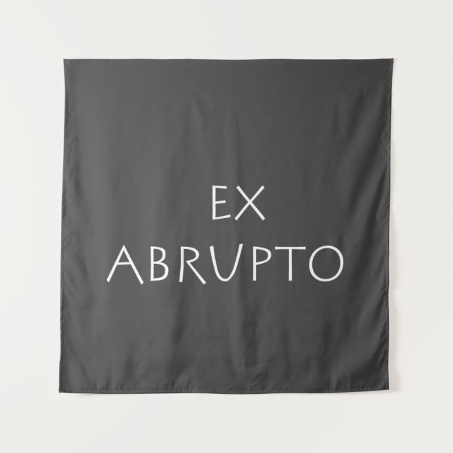 Tenture Ex abrupte (Devant)