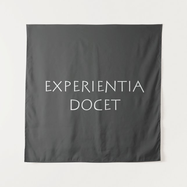Tenture Expérience docet (Devant)