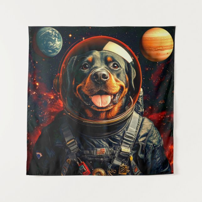 Tenture Exploration de Rottweiler (Devant)