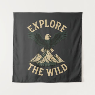 Tenture Explorez la nature - Aigle à tête blanche et avent