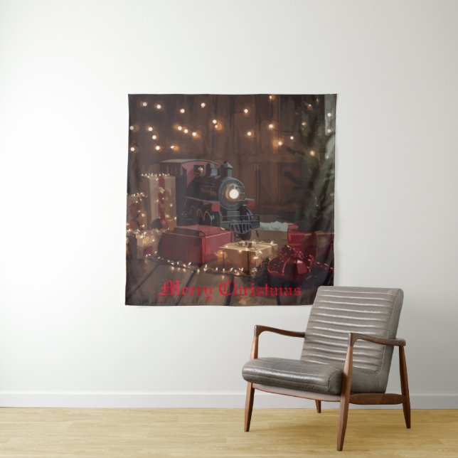 Tenture Express festif (En situation)