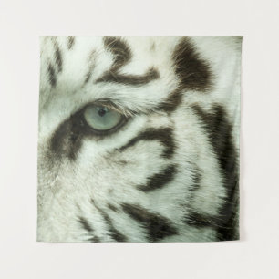 TENTURE FACE DU TIGRE BLANC