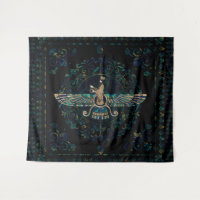 Farohar - Faravahar - Marbre et or de Fravashi
