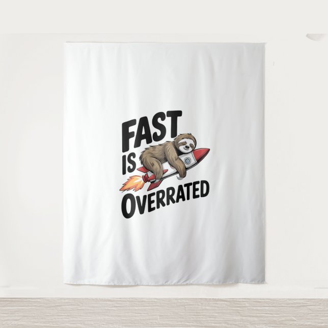 Tenture Fast est surévalué Sloth Rocket (Devant)