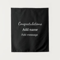 Félicitations ajoutez un message de nom simple dip