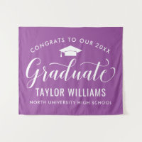 Félicitations au diplômé Fond Violet
