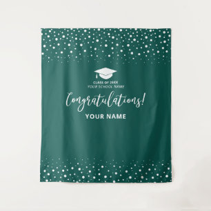 Tenture Félicitations de remise de diplôme en confettis ve