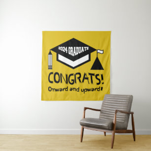 Tenture Félicitations, diplômé de 2024 !