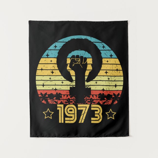 Tenture Feminist Roe V Wade Rights 1973 (Devant)