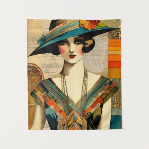 Tenture Femme de mode vintage