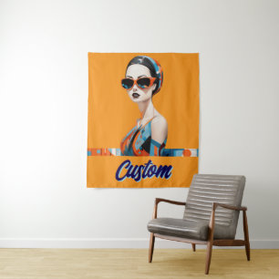 Tenture Femme moderne chic, élégance géométrique
