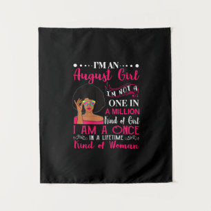 Tenture Femmes Noires Août Anniversaire Cadeaux Im A Leo Q