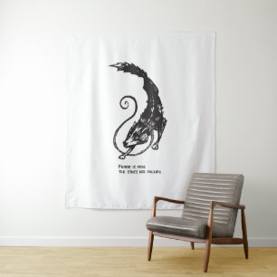 Tenture Fenrir Fenris est un chien libre de la mythologie