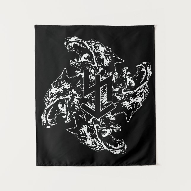 Tenture Fenrir Wolf Banner (Devant)