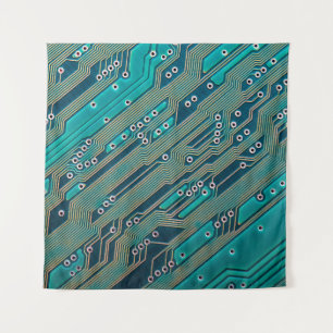 Tenture Fermeture de la carte de circuits électroniques. a