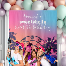 Tenture Festival de musique | Ferris Wheel Palms Sweet 16