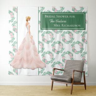 Tenture Fête des mariées Chic Fond photo - Vert