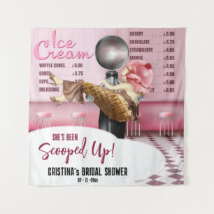 Tenture Fête des mariées de crème glacée Scoopup Backdrop 