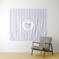 Fête des mariées Lavender Rose Lilac Stripes