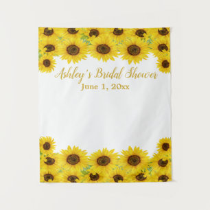 Tenture Fête des mariées Sunflowers Arrière-plan Photo Boo