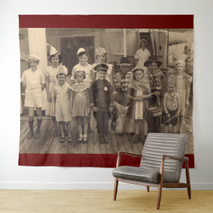Tenture Fête du costume de bateau pour enfants 1935