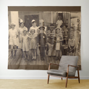 Tenture Fête du costume de bateau pour enfants 1935