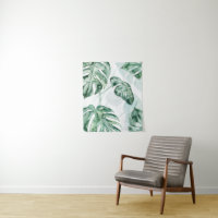 Feuille fendue de paume tropicale
