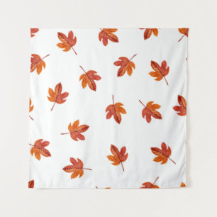 Tenture Feuilles d'automne aquarelle main tirée