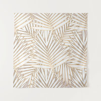 Feuilles de palmiers dorés : art déco.