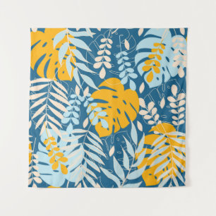 Tenture Feuilles tropicaux : Jungle Abstraite