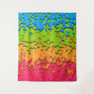 Tenture Fière de Groovy Rétro Bubbly Trippy Funky Panroman