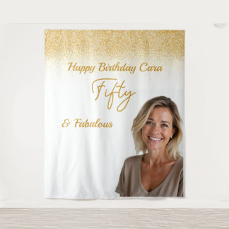 Tenture Fifty Birthday custom photo