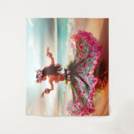 Tenture Fille dansante