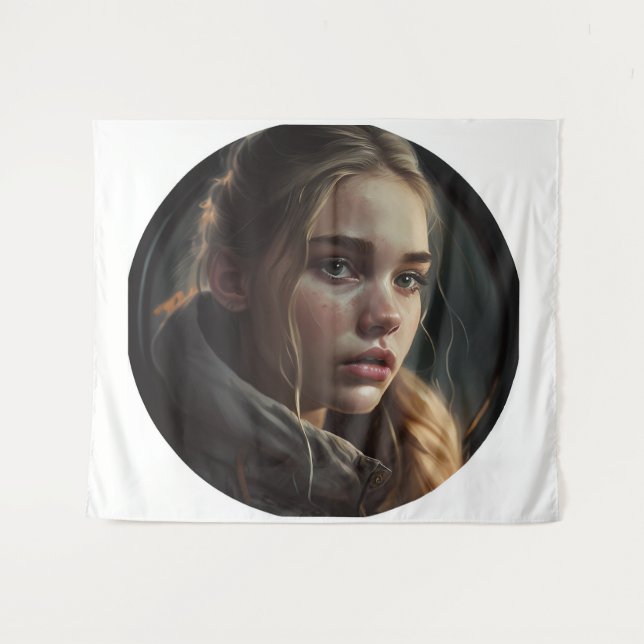 Tenture Fille de cercle (Devant (Horizontal))