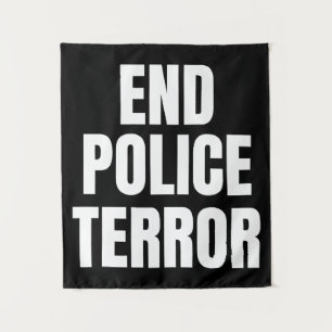 Tenture Fin de la terreur policière