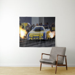 Tenture Flamant Funny Voiture Drag Racer Sports