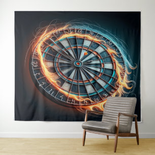 Tenture Flaming Dart Arena Inspirez la passion des fléchet