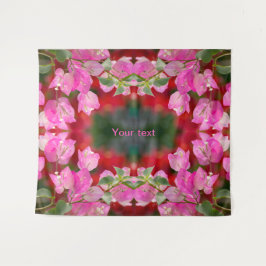 Tenture Fleur de bougainvilliers roses