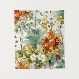 Tenture Fleurs art nature