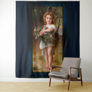 Tenture Fleurs De Printemps par William Bouguereau