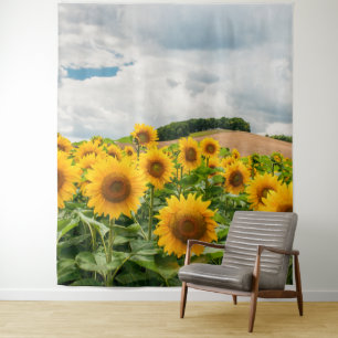Tenture Fleurs de soleil