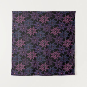 Tenture Fleurs florales Abstraites dessin motif romantique
