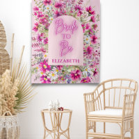 Fleurs roses Neon Glow Bride pour être Fête des ma