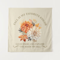 Fleurs sauvages aquarelle feuilles automne citatio