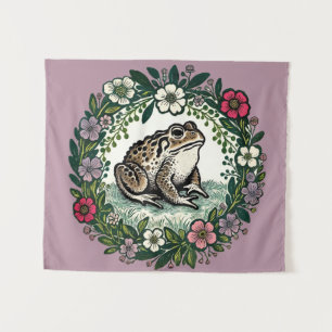 Tenture Fleurs sauvages de crapaud
