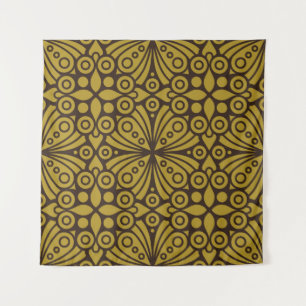 Tenture Floral Indien Motif Layeredabstract, art, maison d