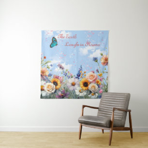 Tenture Flores florales du printemps et de l'été